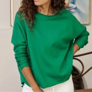 Frank & Eileen Anna Cotton Long Sleeve Crewneck Sweatshirt Size XS